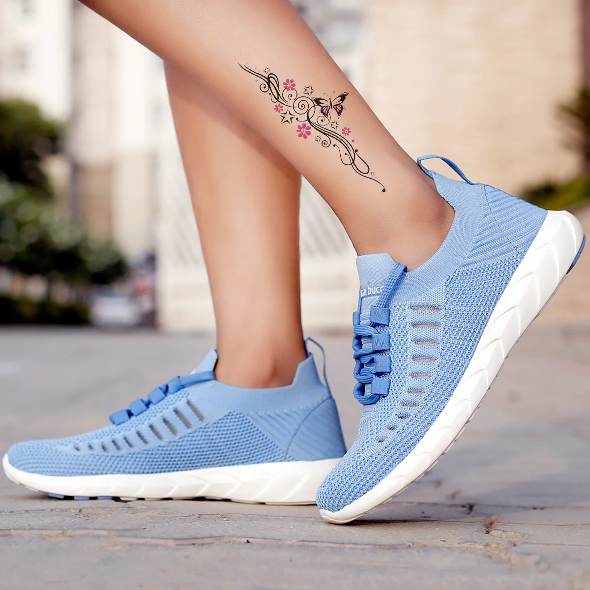 Bacca Bucci FISHJET Sneakers Shoes for Women | Blue Women Running & Training Shoes - Image 3