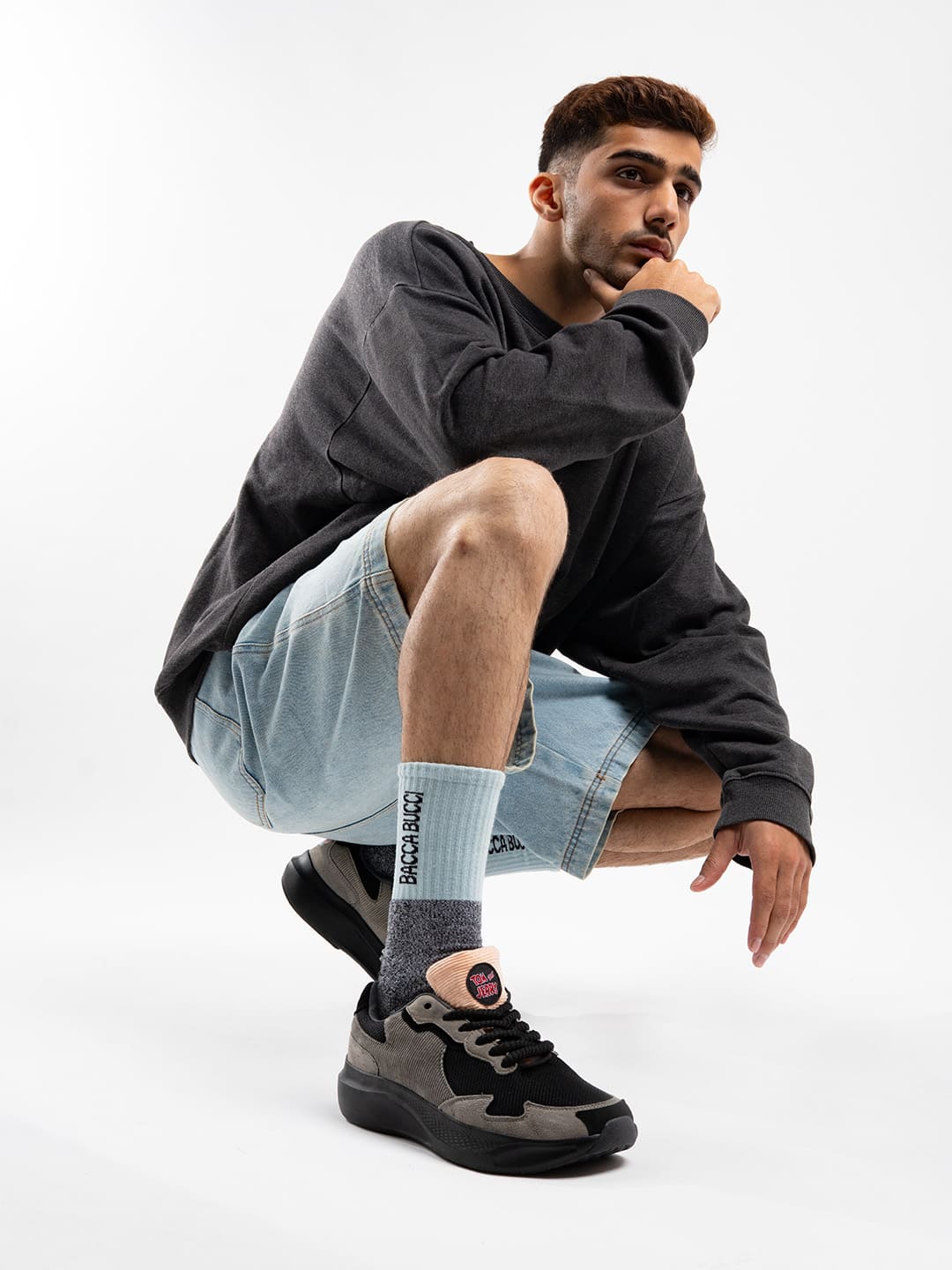 TOM - Stealth Moves | Tom & Jerry x Bacca Bucci Men’s Sneakers - Image 4