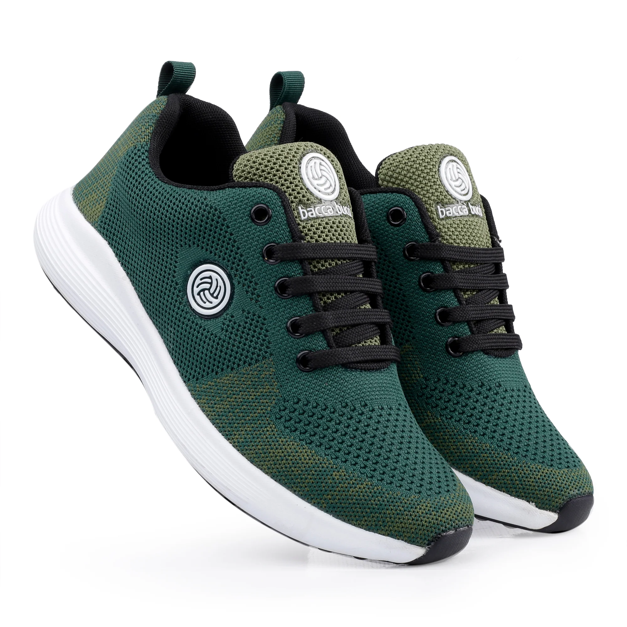 Bacca Bucci TOKYO Women Running Shoes | Green/Olive Women Sneakers Shoes For Casual Walk - Image 6