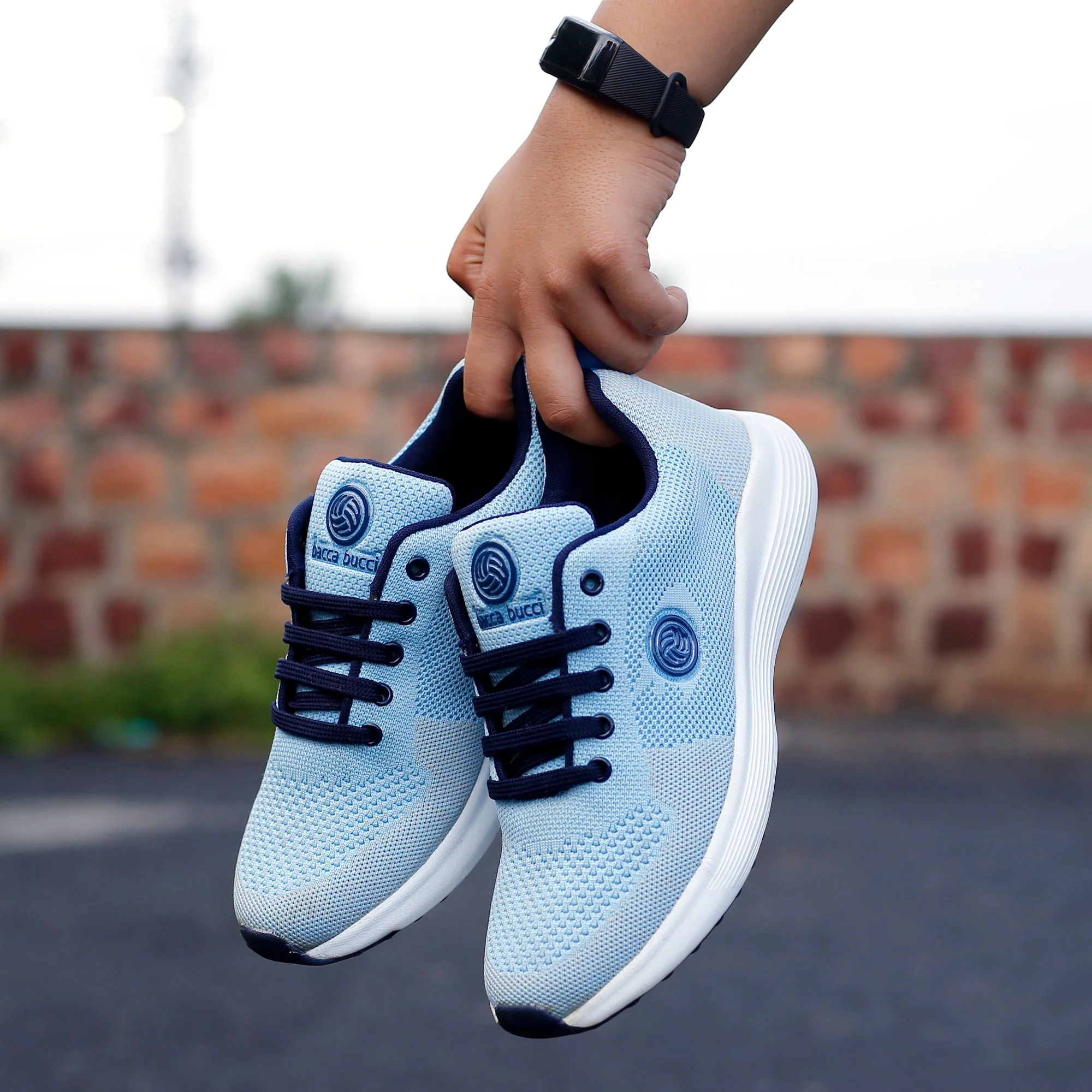 Bacca Bucci TOKYO Women Shoes | Sky Blue Casual Sneakers For Women - Image 3